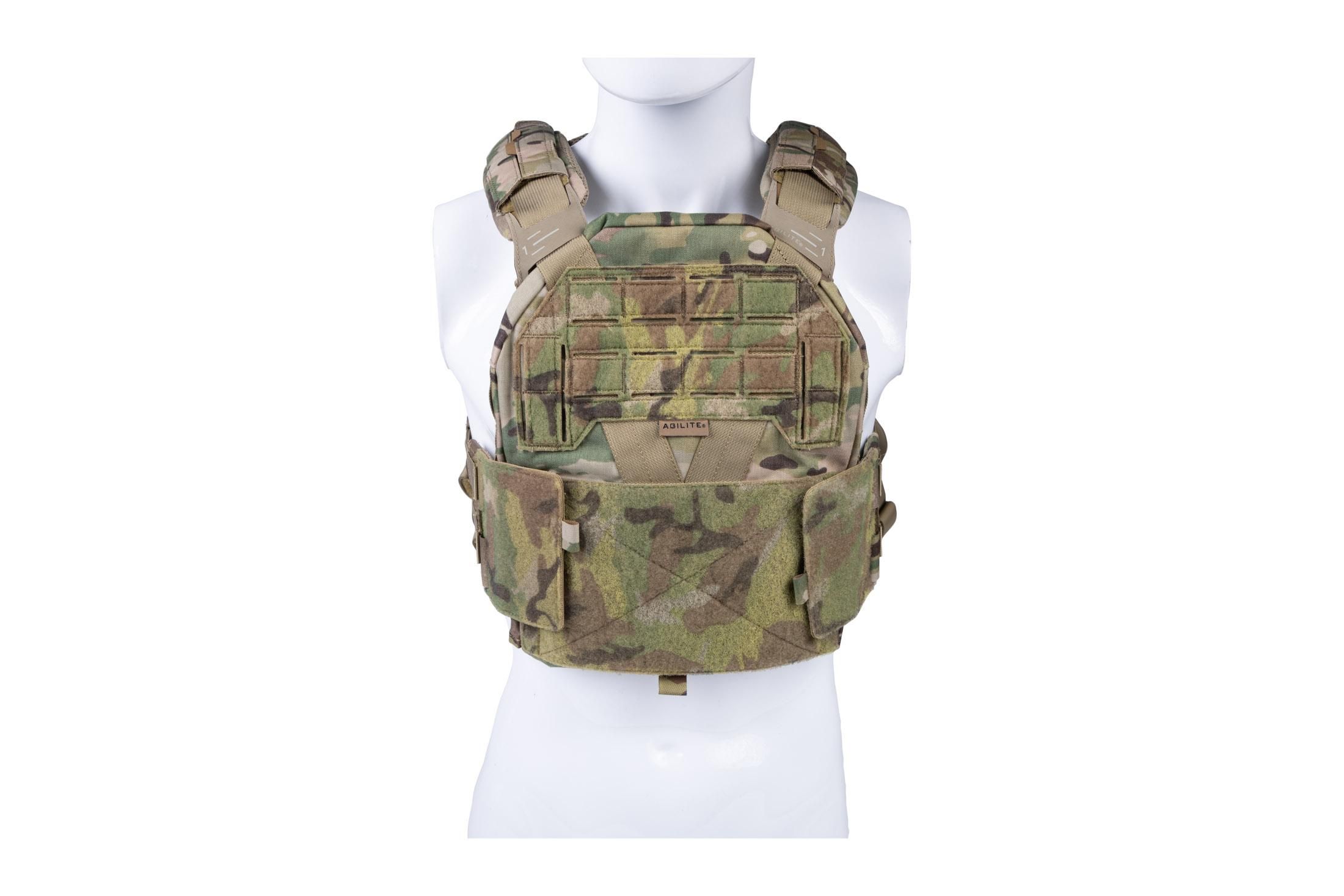 【新品】AGILITE 薄型プレートキャリア K-ZERO マルチカム K-Zero Low Profile Plate Carrier